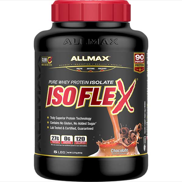 IsoFlex Chocolate — ALLMAX Nutrition wholesale supplement bottle