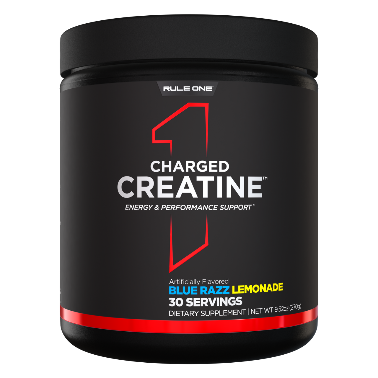 Charge Blue Raz — Rule 1 wholesale supplement bottle